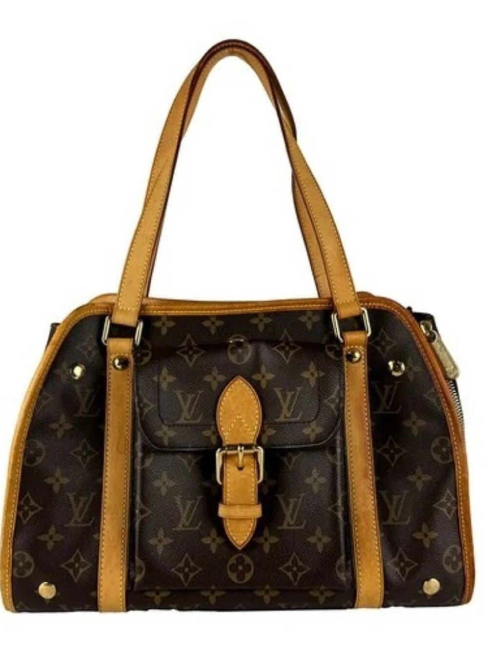 Auth LOUIS VUITTON Monogram Sac Baxter PM Handbag Pet Carry Bag M42027 - z10939